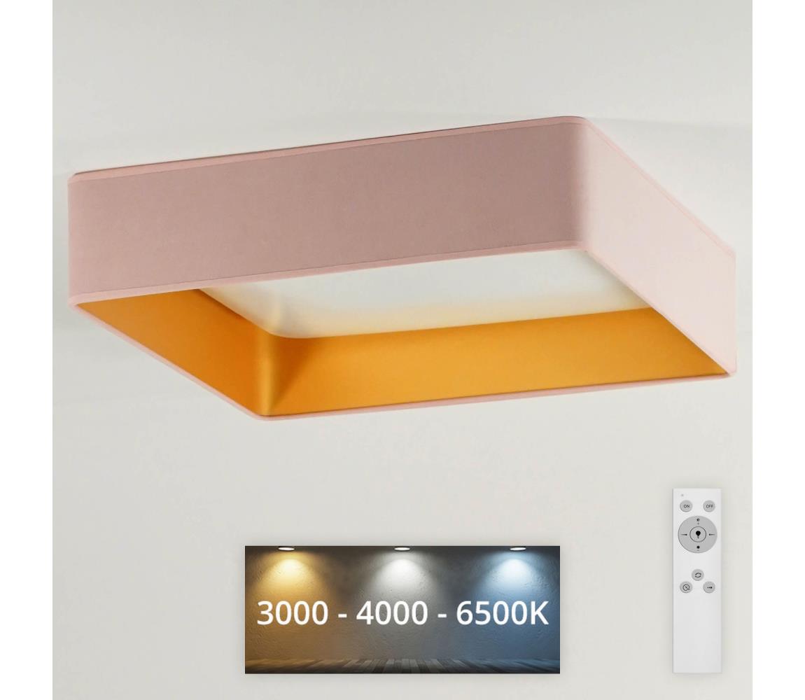 Brilagi Brilagi - LED Stmívatelné svítidlo VELVET SQUARE LED/24W/230V + DO růžová 