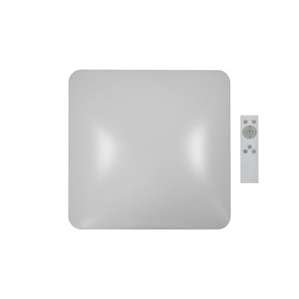 Brilagi - LED Stmívatelné stropní svítidlo VELVET SQUARE SMART LED/36W/230V 2700-6500K Wi-Fi Tuya + dálkové ovládání černá