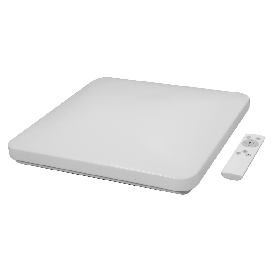 Brilagi - LED Stmívatelné stropní svítidlo VELVET SQUARE SMART LED/36W/230V 2700-6500K Wi-Fi Tuya + dálkové ovládání šedá