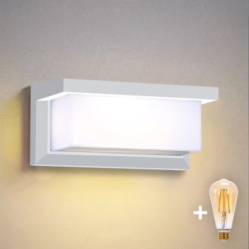 Brilagi - LED Stmívatelné venkovní nástěnné svítidlo BRICKY 1xE27/6W/230V 2700-6500K IP54 bílá