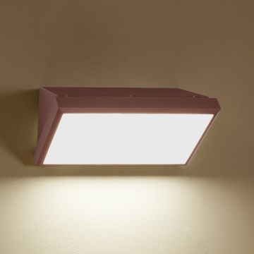 Brilagi - LED Stmívatelné venkovní nástěnné svítidlo TRIANGLE 1xE27/6W/230V 2700-6500K IP65 hnědá