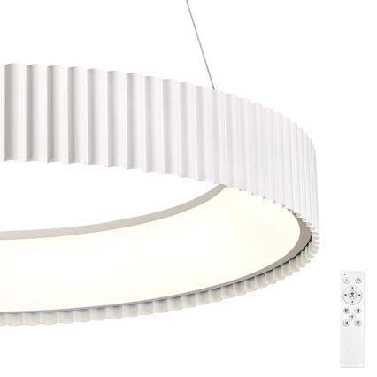Brilagi - LED Stmívatelný lustr na lanku FALCON MODERN LED/54W/230V pr. 60 cm bílá + dálkové ovládání