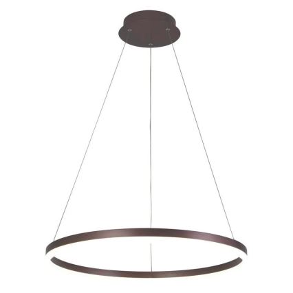 Brilagi - LED Stmívatelný lustr na lanku CIRCLE LED/42W/230V 3000-6500K hnědá + dálkové ovládání