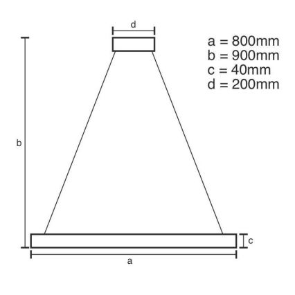 Brilagi - LED Stmívatelný lustr na lanku CIRCLE LED/55W/230V 3000-6500K černá + dálkové ovládání