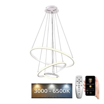 Brilagi - LED Stmívatelný lustr na lanku CIRCLE LED/90W/230V 3000-6500K + dálkové ovládání