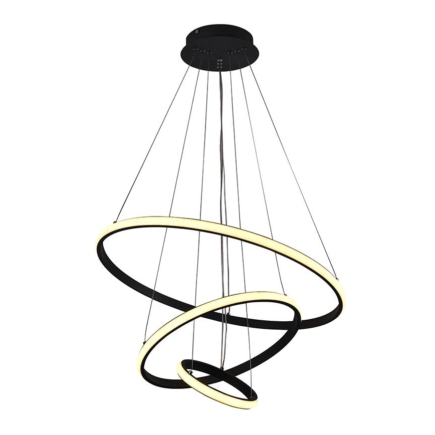 Brilagi - LED Stmívatelný lustr na lanku CIRCLE LED/90W/230V 3000-6500K + dálkové ovládání