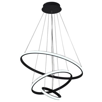 Brilagi - LED Stmívatelný lustr na lanku CIRCLE LED/90W/230V 3000-6500K + dálkové ovládání