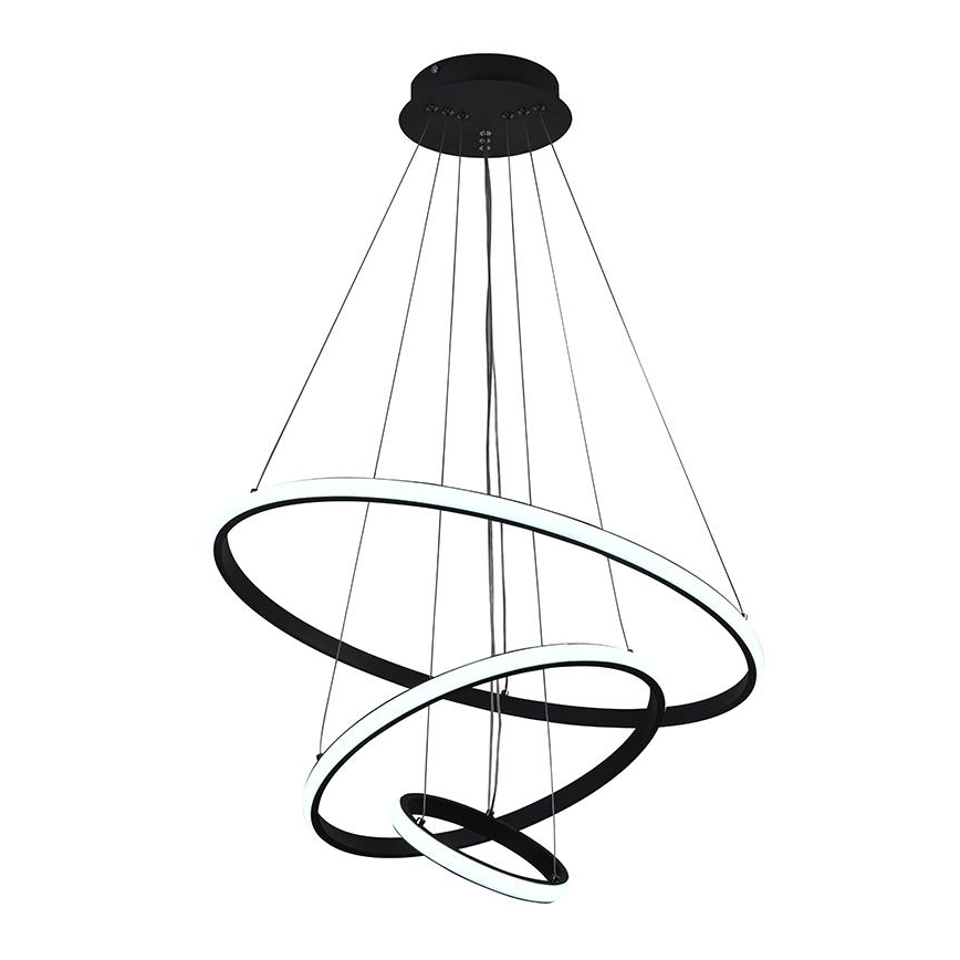 Brilagi - LED Stmívatelný lustr na lanku CIRCLE LED/90W/230V 3000-6500K + dálkové ovládání