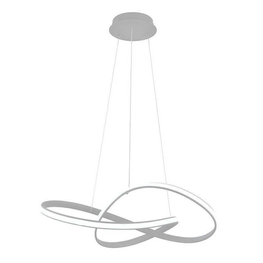 Brilagi - LED Stmívatelný lustr na lanku COSMOWAVE LED/70W/230V 3000-6500K stříbrná + dálkové ovládání