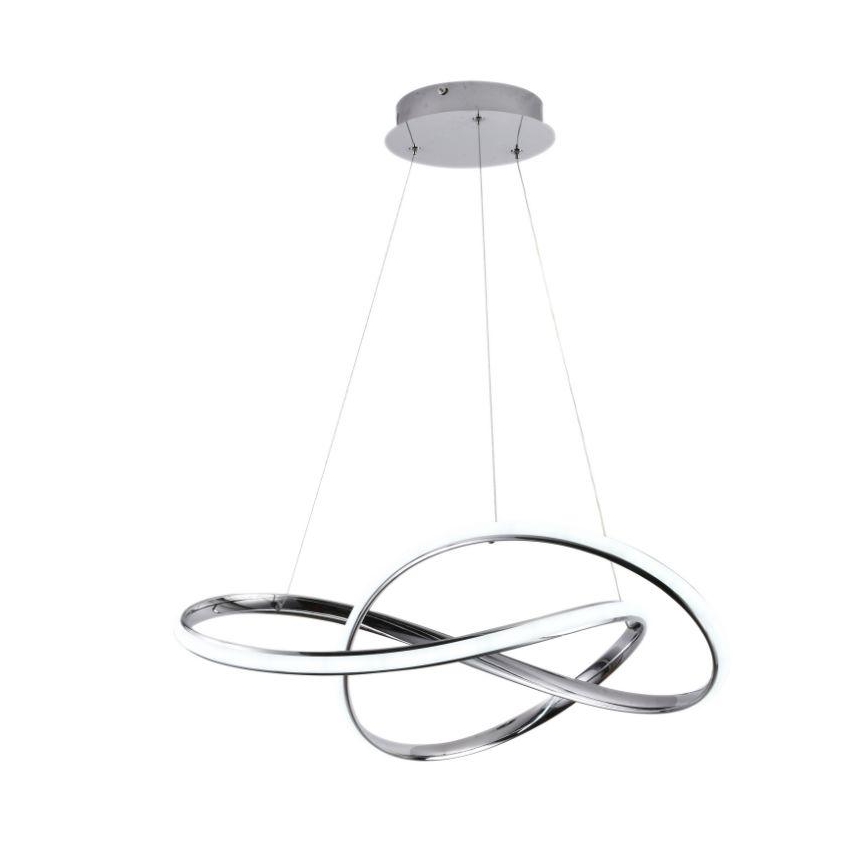 Brilagi - LED Stmívatelný lustr na lanku COSMOWAVE LED/70W/230V lesklý chrom + dálkové ovládání