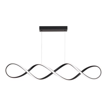 Brilagi - LED Stmívatelný lustr na lanku DNA LED/41W/230V 3000-6000K černá + dálkové ovládání