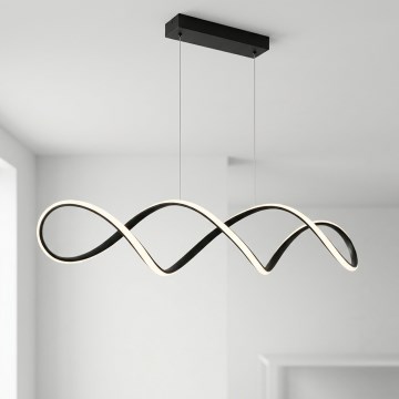 Brilagi - LED Stmívatelný lustr na lanku DNA LED/41W/230V 4100K černá + dálkové ovládání