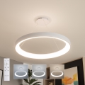 Brilagi - LED Stmívatelný lustr na lanku FALCON II LED/108W/230V 3000-6500K pr. 80 cm bílá + dálkové ovládání