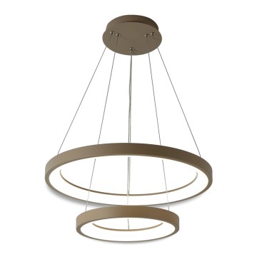 Brilagi - LED Stmívatelný lustr na lanku FALCON SLIM LED/68W/230V 3000-6000K pr. 50 cm béžová + dálkové ovládání