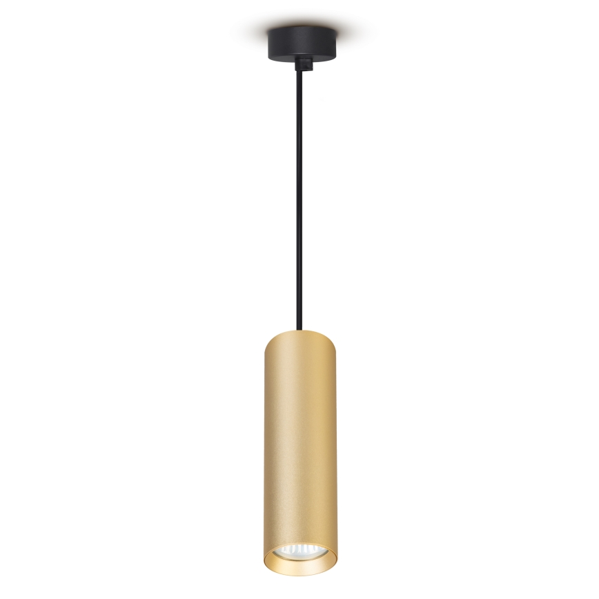 Brilagi - LED RGBW Stmívatelný lustr na lanku SELE 1xGU10/4,8W/230V 3000K černá/zlatá + dálkové ovládání