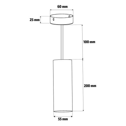 Brilagi - LED Stmívatelný lustr na lanku SELE 1xGU10/6,5W/230V 2700-6500K bílá