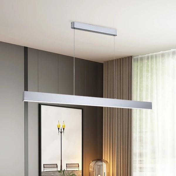 Brilagi - LED Stmívatelný lustr na lanku SLEEKLINE SMART LED/40W/230V 3000-6000K Wi-Fi Tuya stříbrná + dálkové ovládání