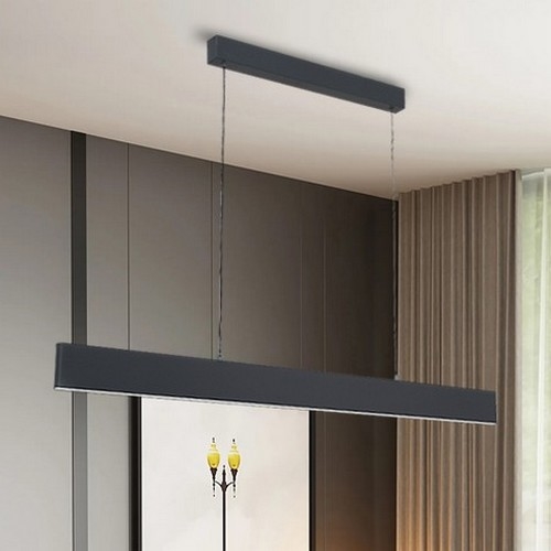 Brilagi - LED Stmívatelný lustr na lanku SLIMLINE LED/40W/230V 3000-6000K antracit + dálkové ovládání