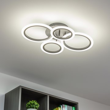 Brilagi - LED Stmívatelný přisazený lustr ORBITS LED/50W/230V 3000-6500K + dálkové ovládání