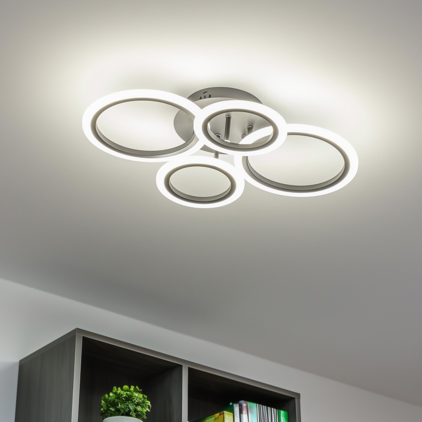 Brilagi - LED Stmívatelný přisazený lustr ORBITS LED/50W/230V 3000-6500K + dálkové ovládání