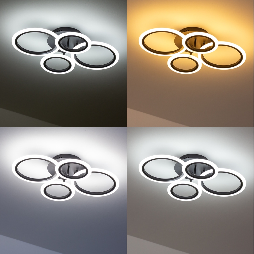 Brilagi - LED Stmívatelný přisazený lustr ORBITS LED/50W/230V 3000-6500K + dálkové ovládání
