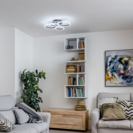 Brilagi - LED Stmívatelný přisazený lustr ORBITS LED/50W/230V 3000-6500K + dálkové ovládání
