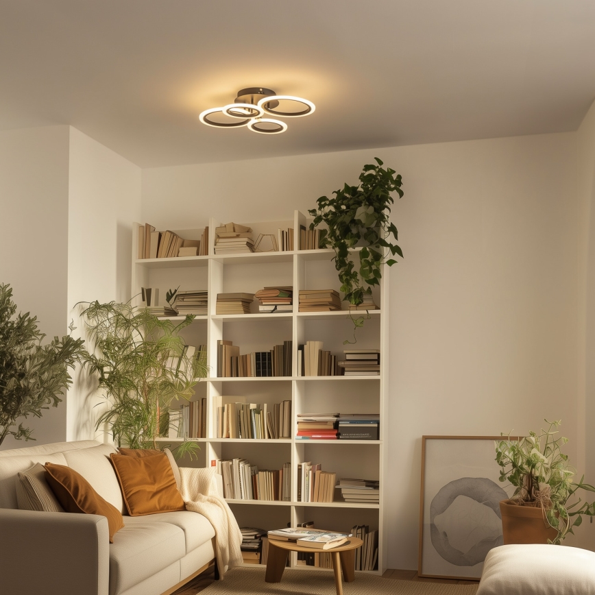 Brilagi - LED Stmívatelný přisazený lustr ORBITS LED/50W/230V 3000-6500K + dálkové ovládání