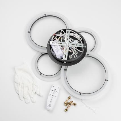 Brilagi - LED Stmívatelný přisazený lustr ORBITS LED/50W/230V 3000-6500K + dálkové ovládání