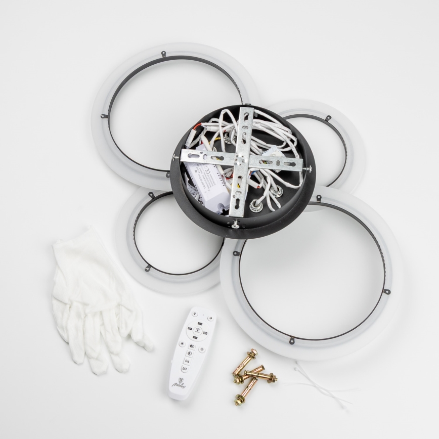 Brilagi - LED Stmívatelný přisazený lustr ORBITS LED/50W/230V 3000-6500K + dálkové ovládání