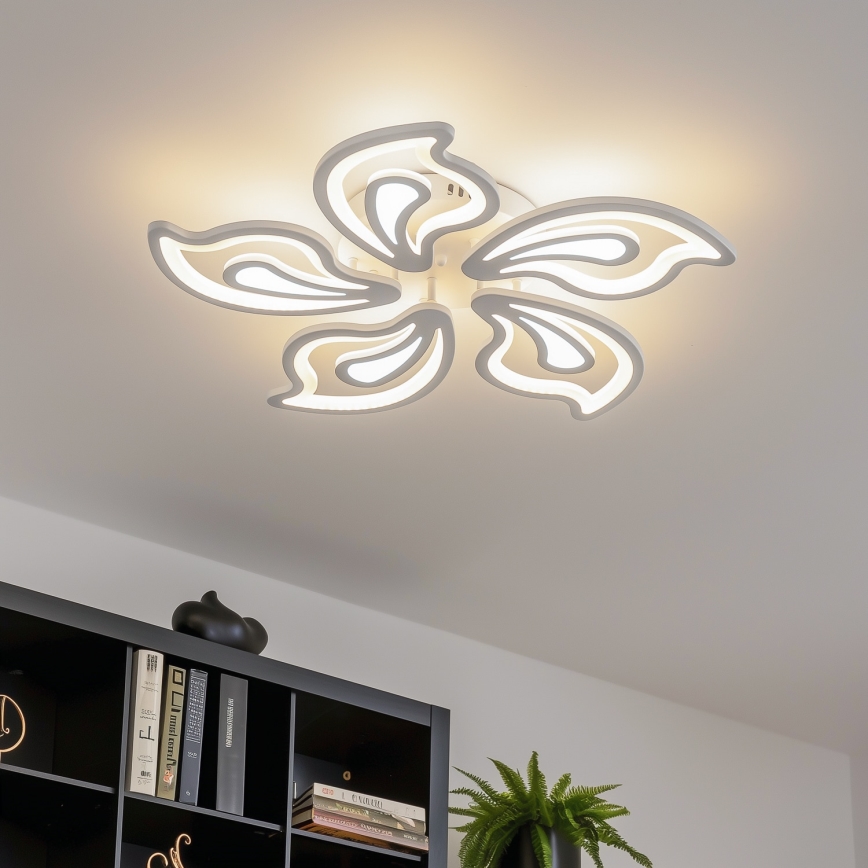 Brilagi - LED Stmívatelný přisazený lustr TWIST LED/125W/230V 3000-6500K + dálkové ovládání