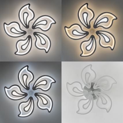 Brilagi - LED Stmívatelný přisazený lustr TWIST LED/125W/230V 3000-6500K + dálkové ovládání