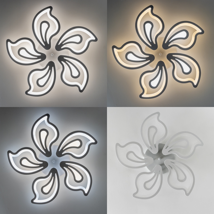 Brilagi - LED Stmívatelný přisazený lustr TWIST LED/125W/230V 3000-6500K + dálkové ovládání
