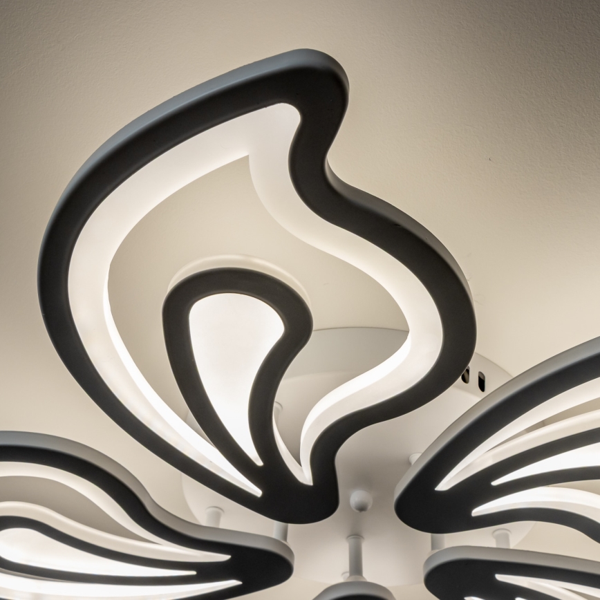 Brilagi - LED Stmívatelný přisazený lustr TWIST LED/125W/230V 3000-6500K + dálkové ovládání