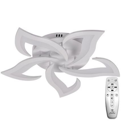 Brilagi - LED Stmívatelný přisazený lustr TWIST LED/55W/230V 3000-6500K bílá + dálkové ovládání