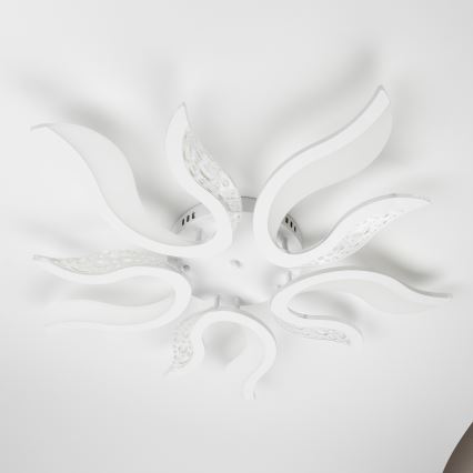 Brilagi - LED Stmívatelný přisazený lustr TWIST LED/65W/230V 3000-6500K bílá + dálkové ovládání