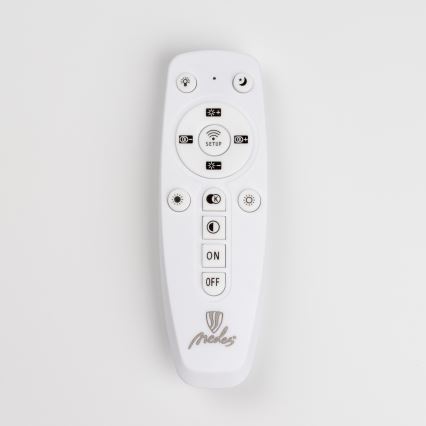 Brilagi - LED Stmívatelný přisazený lustr TWIST LED/65W/230V 3000-6500K bílá + dálkové ovládání