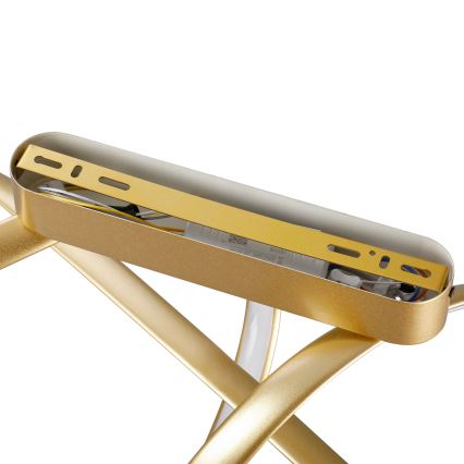 Brilagi - LED Stmívatelný přisazený lustr TWISTER LED/60W/230V 3000-6000K zlatá + dálkové ovládání