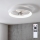 Brilagi - LED Stmívatelný stropní ventilátor LED/34W/230V 3000-6500K pr. 50 cm bílá + dálkové ovládání