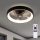 Brilagi - LED Stmívatelný stropní ventilátor LED/34W/230V 3000-6500K pr. 50 cm černá + dálkové ovládání