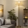 Brilagi - LED Stojací lampa CERIA 1xE27/20W/230V pr. 40 cm bambus/zlatá