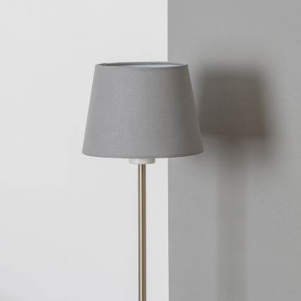 Brilagi - LED Stojací lampa CERIA 1xE27/40W/230V pr. 20,5 cm šedá/matný chrom