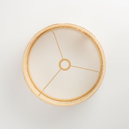 Brilagi - LED Stojací lampa CERIA 1xE27/40W/230V pr. 25 cm bambus/černá