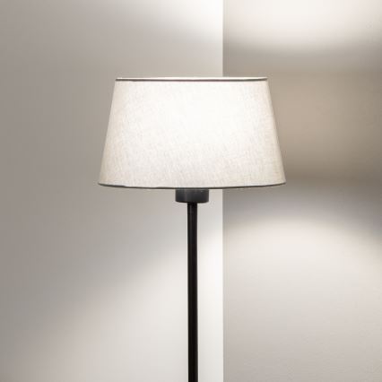 Brilagi - LED Stojací lampa CERIA 1xE27/40W/230V pr. 25 cm šedá/černá