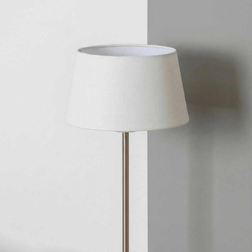 Brilagi - LED Stojací lampa CERIA 1xE27/40W/230V pr. 30 cm bílá/matný chrom