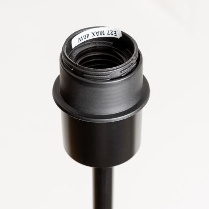 Brilagi - LED Stojací lampa CERIA 1xE27/40W/230V pr. 30 cm černá