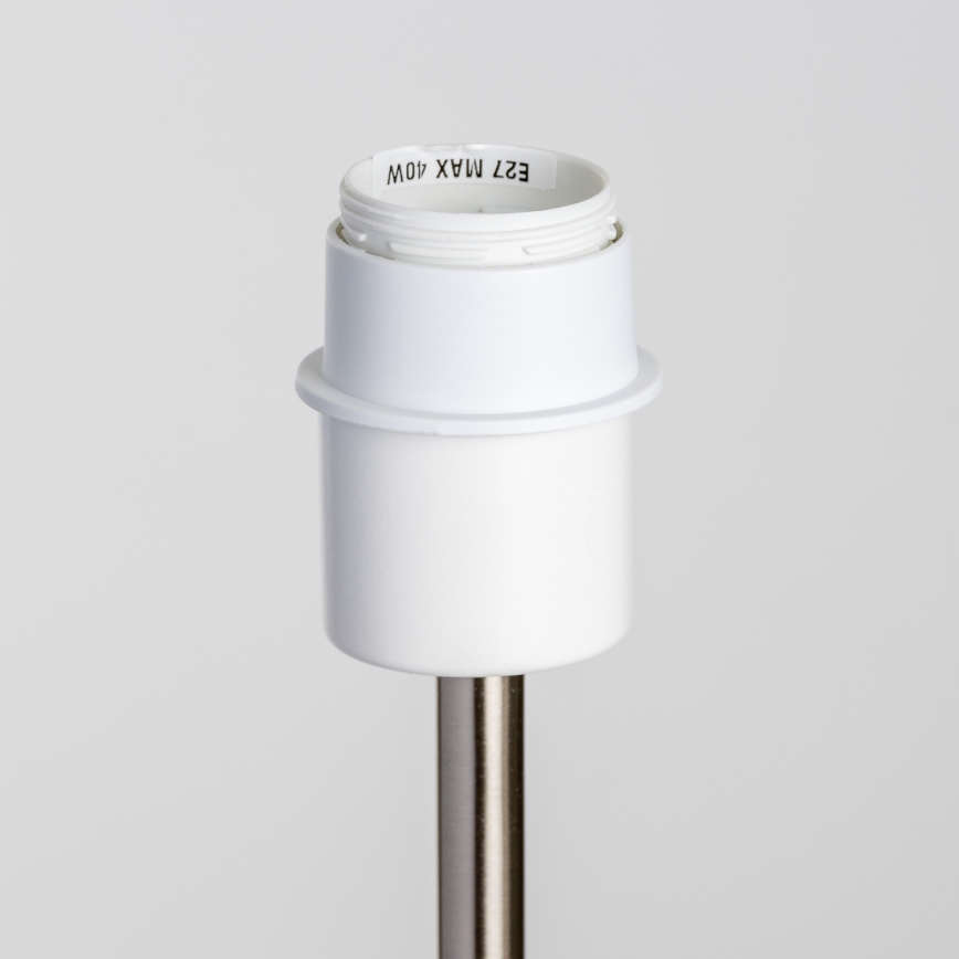 Brilagi - LED Stojací lampa CERIA 1xE27/40W/230V pr. 30 cm šedá/matný chrom