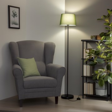 Brilagi - LED Stojací lampa CERIA 1xE27/40W/230V pr. 30 cm zelená/černá