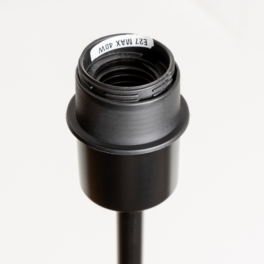 Brilagi - LED Stojací lampa CERIA 1xE27/40W/230V pr. 45 cm černá