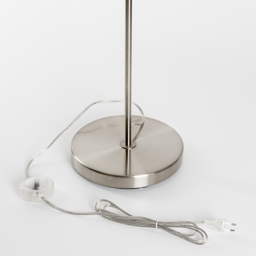 Brilagi - LED Stojací lampa CERIA 1xE27/40W/230V pr. 45 cm černá/matný chrom