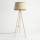 Brilagi - LED Stojací lampa CERIA 1xE27/60W/230V pr. 50 cm béžová